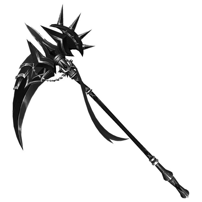 Black and Silver Guardian Scythe