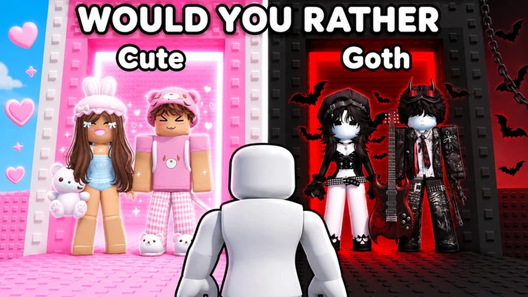 Would You Rather: Cute & Goth Outfit Tower! thumbnail