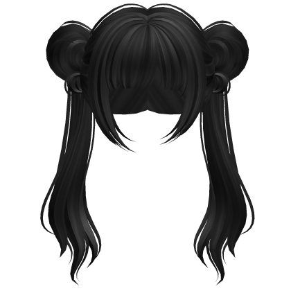 Long Anime Idol Twintails Black V3 Roblox item