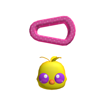 Cute Chica Chiken Animatronic Hairclips FNAF