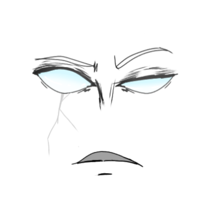 Anime Face - Icy Roblox decal