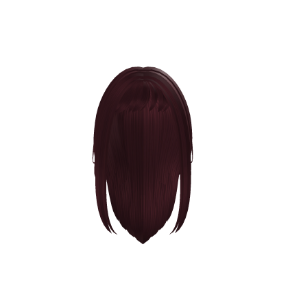 ꒰୨♰୧꒱ Long Red V Shaped Doll Hair Roblox item