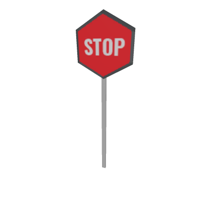the thing, a stop sign lel