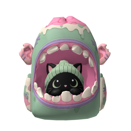 Kitty zombie backpack Roblox item