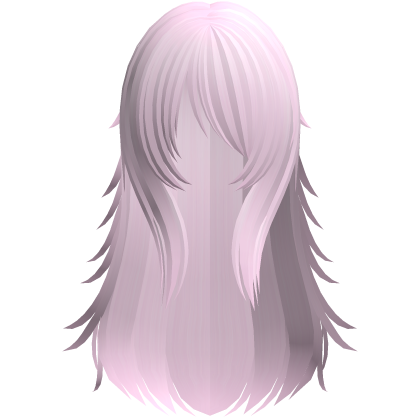 blacklilyhim lilith's layered scene wolfcut; pink Roblox item