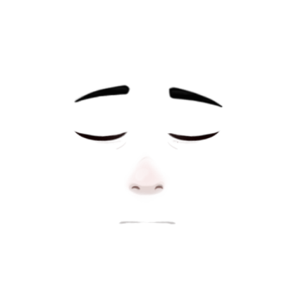 Male_Face_Eyes_Closed Roblox decal
