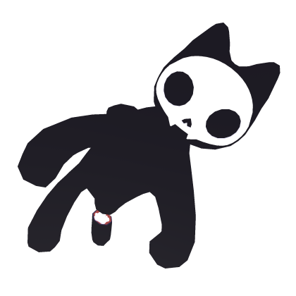 Plush Skull Cat Shoulder Pal