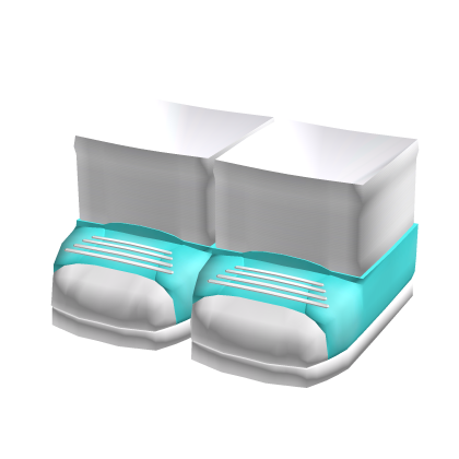 tweencore cyan sneakers shoes with socks