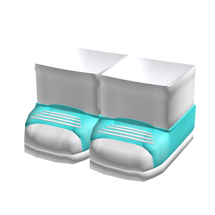 tweencore cyan sneakers shoes with socks