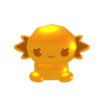 Cute Gold Axolotl