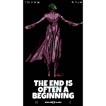 The joker on top