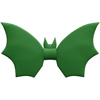 Halloween Bat Bow Tie - Green Roblox item