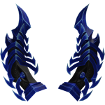 Sapphire Dragonborne Horns