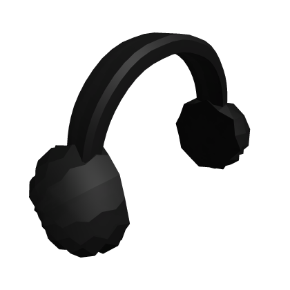 Fluffy Earmuffs In Black