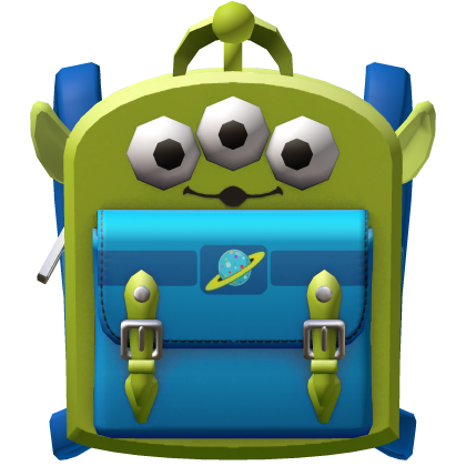 Cute Green Alien Backpack 3.0