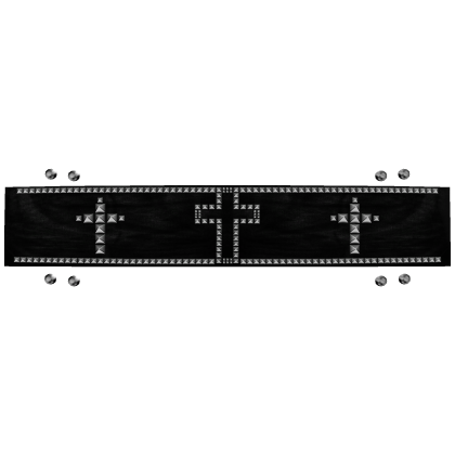 ⛧ gothic black emo studded cross top Roblox item