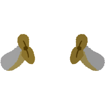 Yellow Ribbon Fluffy Bunny Ears