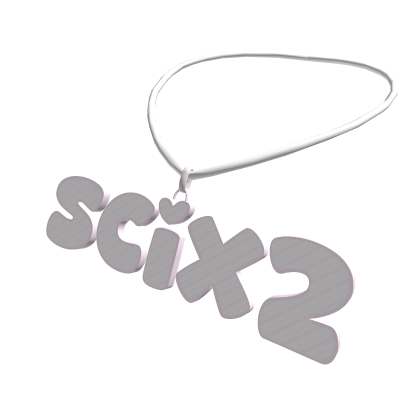 Scix2 Necklace. Roblox item