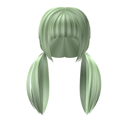 Preppy Green Low Pigtails thumbnail