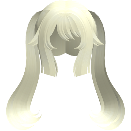 blonde hu tao cute anime moe pigtails