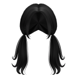 Long Messy Pigtails Hair 