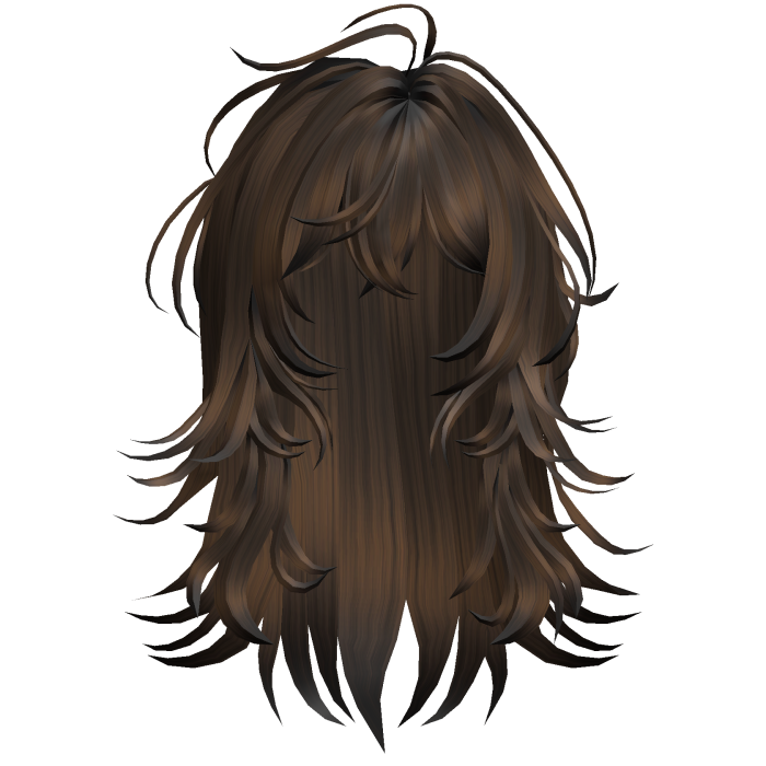 Soft Layered Wolf Cut - Brown