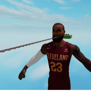 CART RIDE INTO LEBRON JAMES!