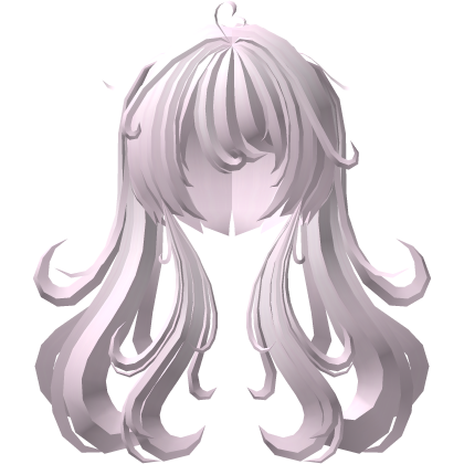 cute swirly pigtails in light pink Roblox item