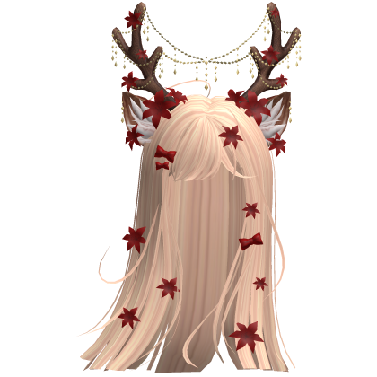 Ethereal Christmas Fairy Fawn Hair w/ Antlers