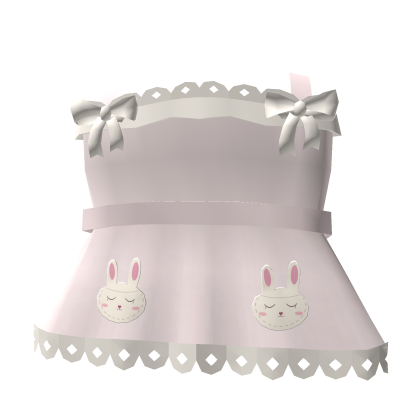 Pink Sleepy Bunny Dress - 3.0 Roblox item