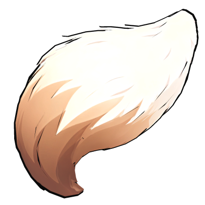 brown anime fox tail