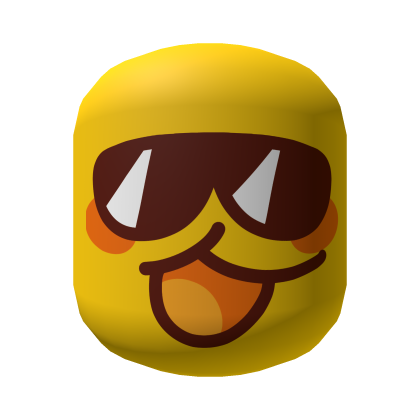 Cool Confident Sunglasses Noob Face Roblox item