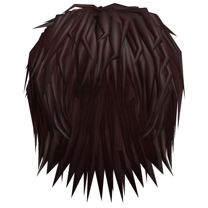 realistic spikey messy emo maroon red hair
