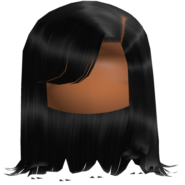 𝓭 Layered Medium Length w/ Side Bangs (Black)