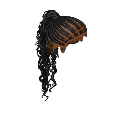 Vacation Goddess Braids in Black Roblox item