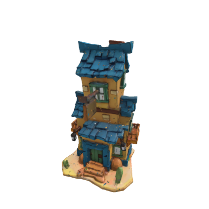 Stylized Fantasy House - Low Poly