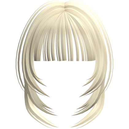 Layered Hime Bangs (Pastel Blonde) Roblox item
