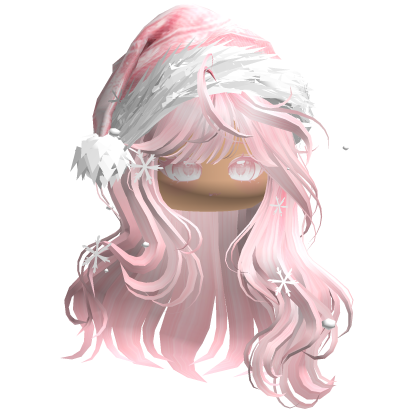 Christmas Waves w/Santa Hat (Pink)