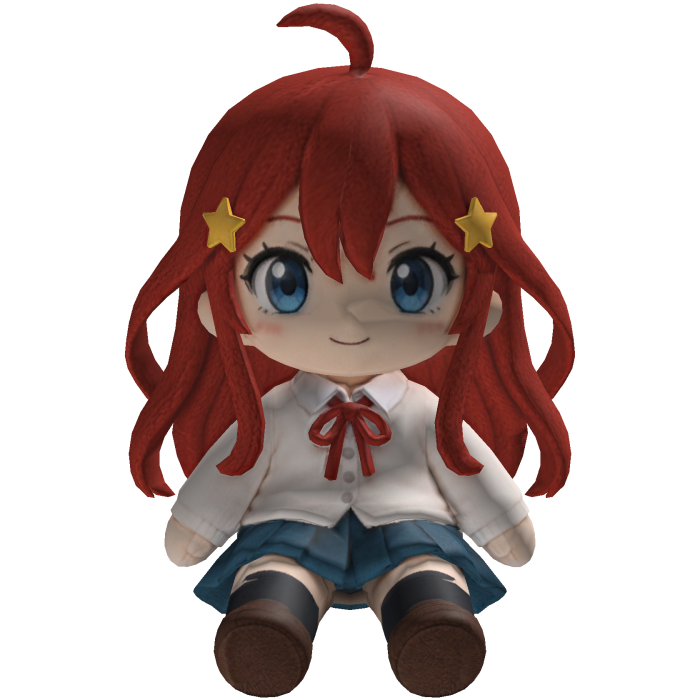 Pelucia Itsuki Nakano Cabeça