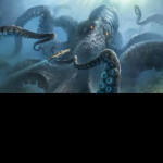 Pelea con un Monstruo Marino