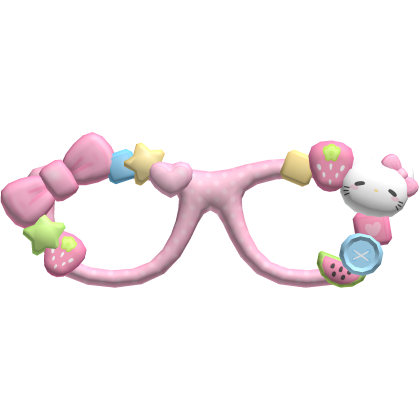 𐔌 pink kawaii sweet candy decora harajuku glasses