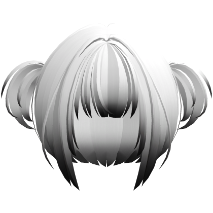 2000s moe anime wispy pigtails high white black