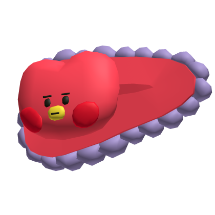 Red Alien Hair Clips Roblox item