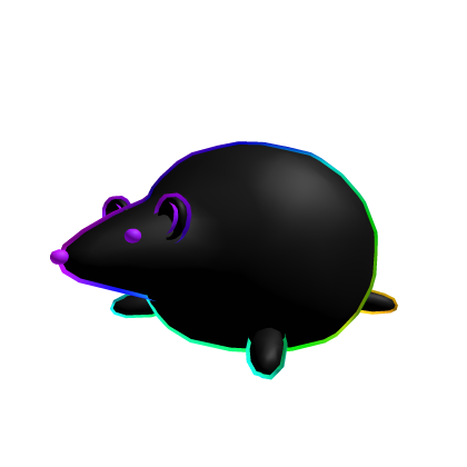 Cartoony Rainbow Chubby Rat thumbnail