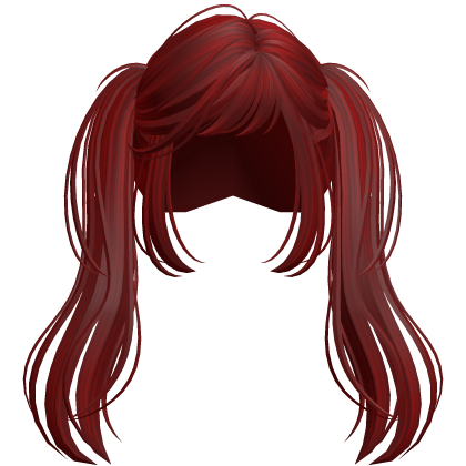 Messy Vamp Scene Pigtails Red