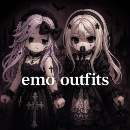 [🕸️] Emo Goth Girls Avatar Outfits Ideas [UPDATE]