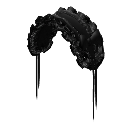 ♱ sweet gothic lace maid bonnet black Roblox item