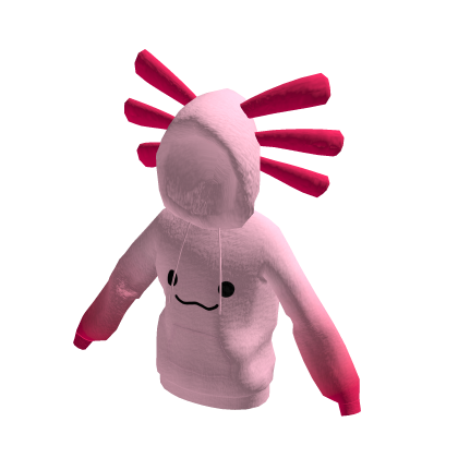 Axolotl Hoodie - Pink thumbnail