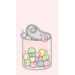Group cute beans