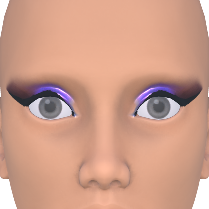 Black Eyeliner with Purple Eyeshadow thumbnail